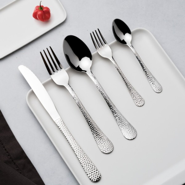 ΜΑΧΑΙΡΟΠΙΡΟΥΝΑ LUNA ΑΝΟΞΕΙΔΩΤΑ 18/0 ΣΕΤ 6 ΑΤΟΜΩΝ