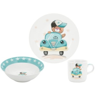 ΣΕΤ ΠΑΙΔΙΚΟΥ ΠΡΩΙΝΟΥ DRIVING TEDDY BEAR 3τμχ